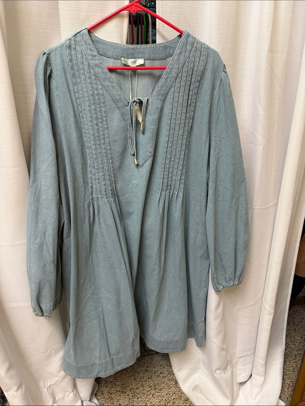 Oddi long sleeve denim dress